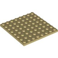 Lego destička 8x8, béžová (4178317, 4502811, 4624223)